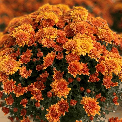 513 Mum, Orange Fonti Orange - View 8 from www redcrocus com