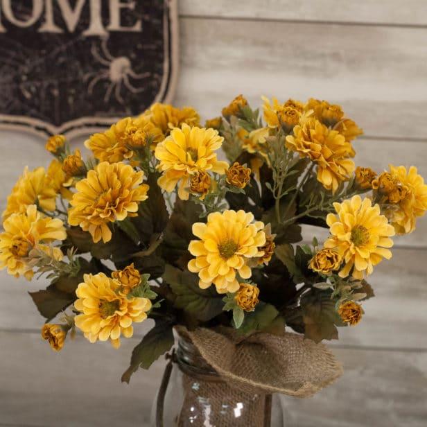 487 Mum Yellow Gold Riot Yellow - View 9 from www redcrocus com