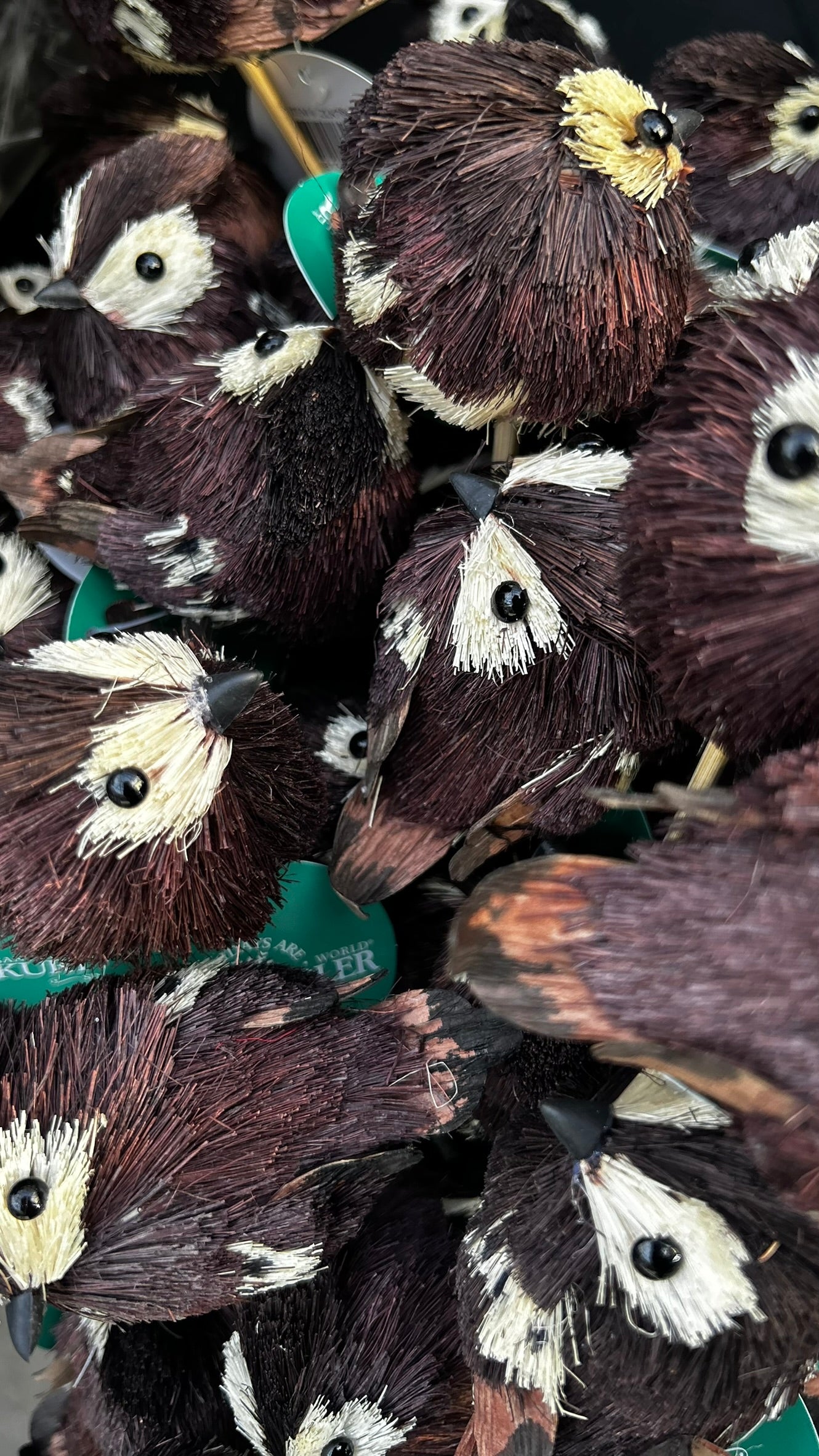 Pick, Sisal Bird, Brown Each