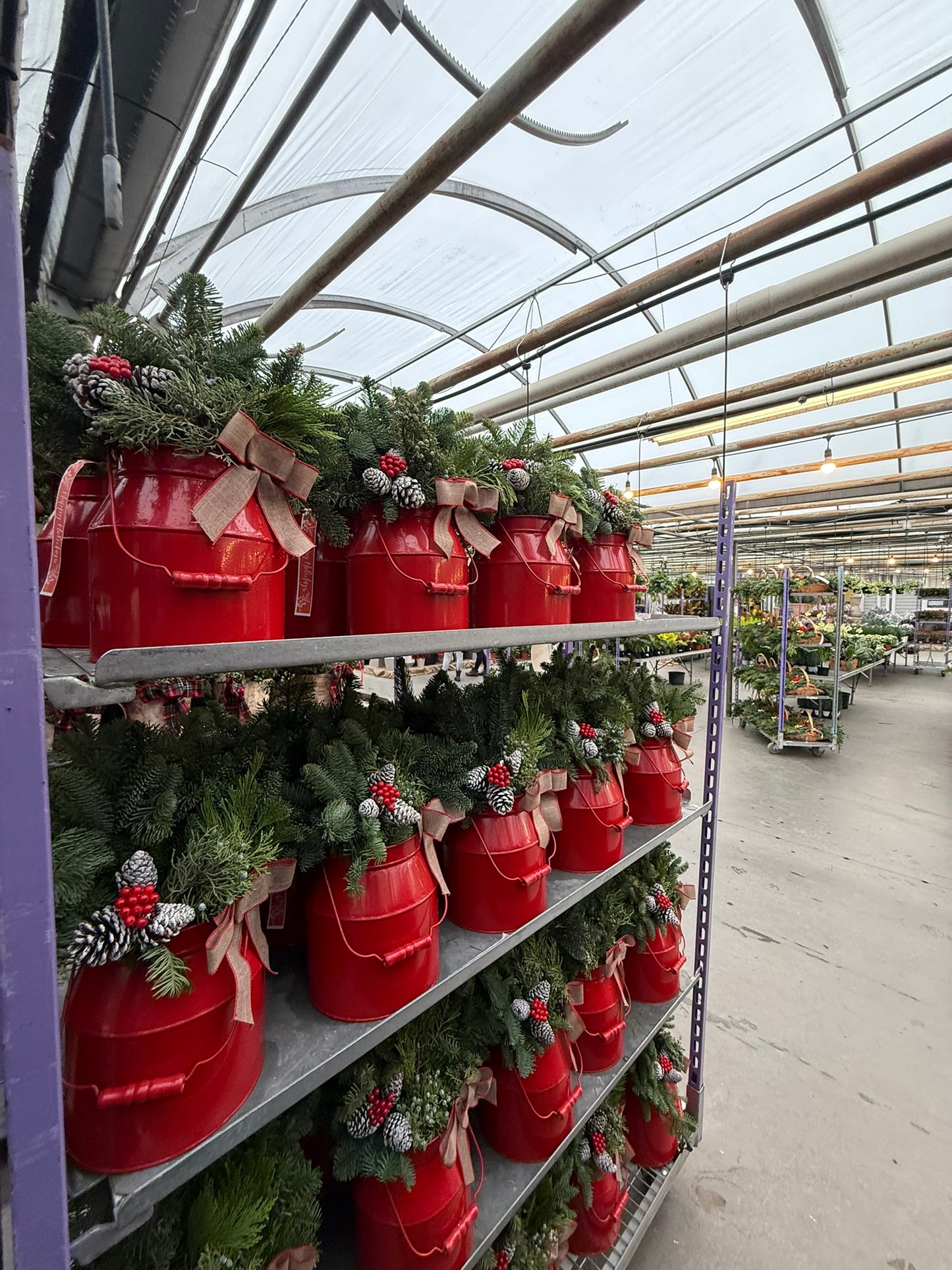 Planter, 9" Red Milk Can Planter (Each)