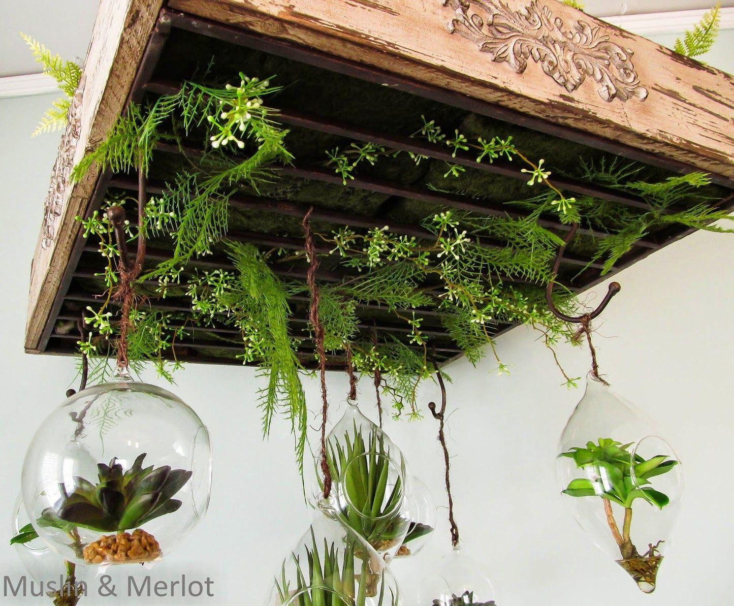 Fern Wooden Crate - View 9 from www redcrocus com