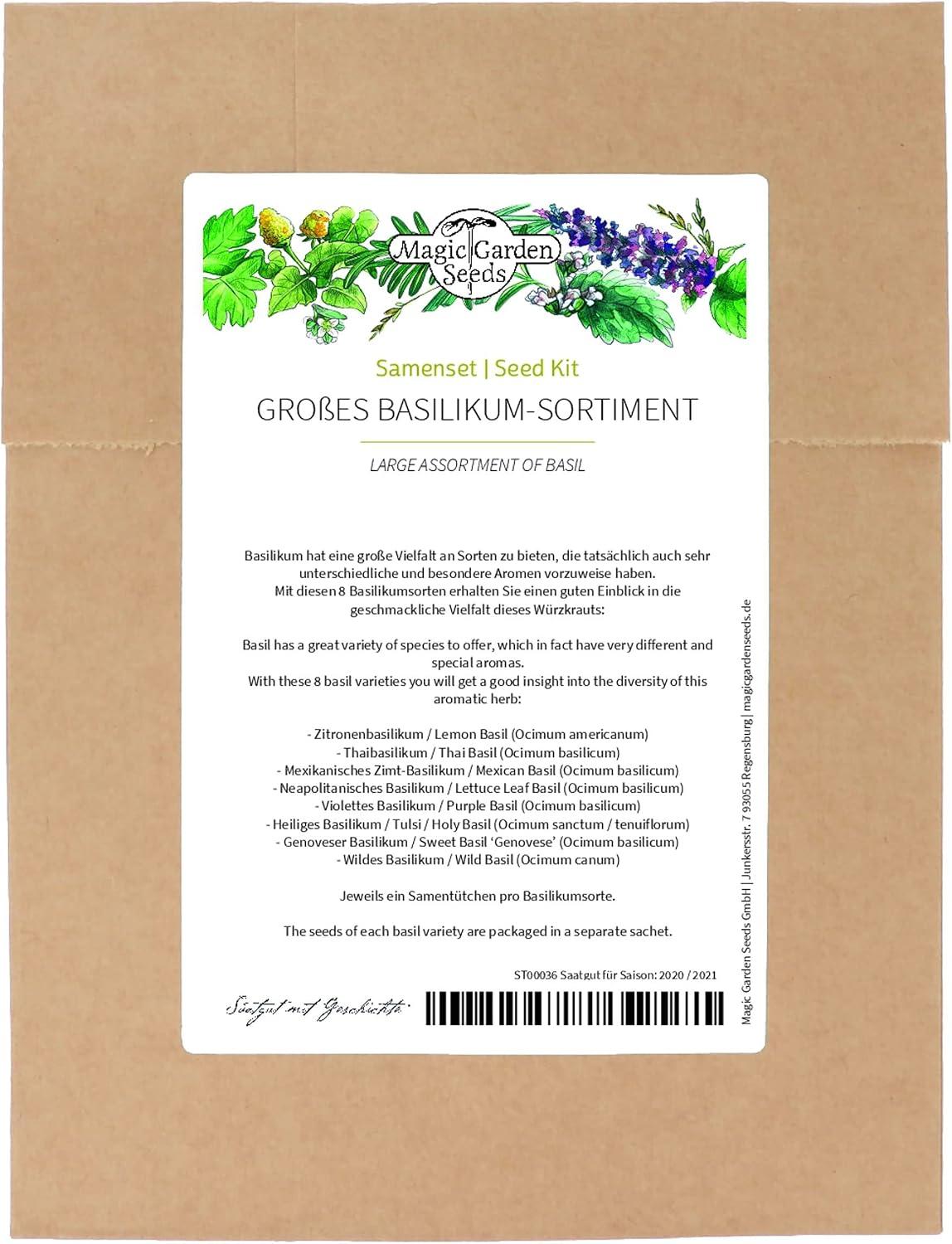 Herb, Ocimum Basilicum, Assorted Basil - View 14 from www redcrocus com