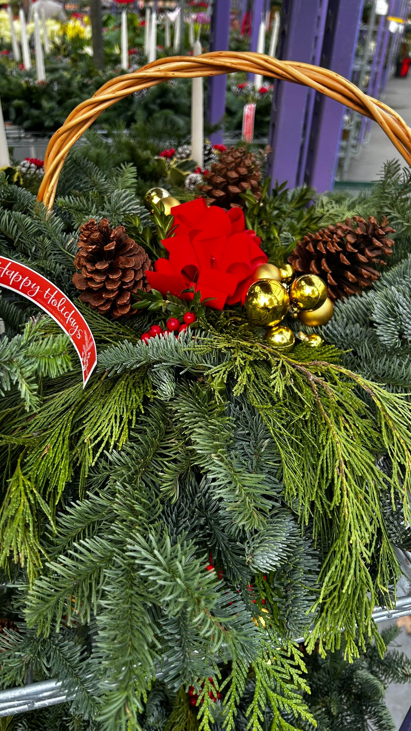 Planter, 18" Hearth Basket (Each)