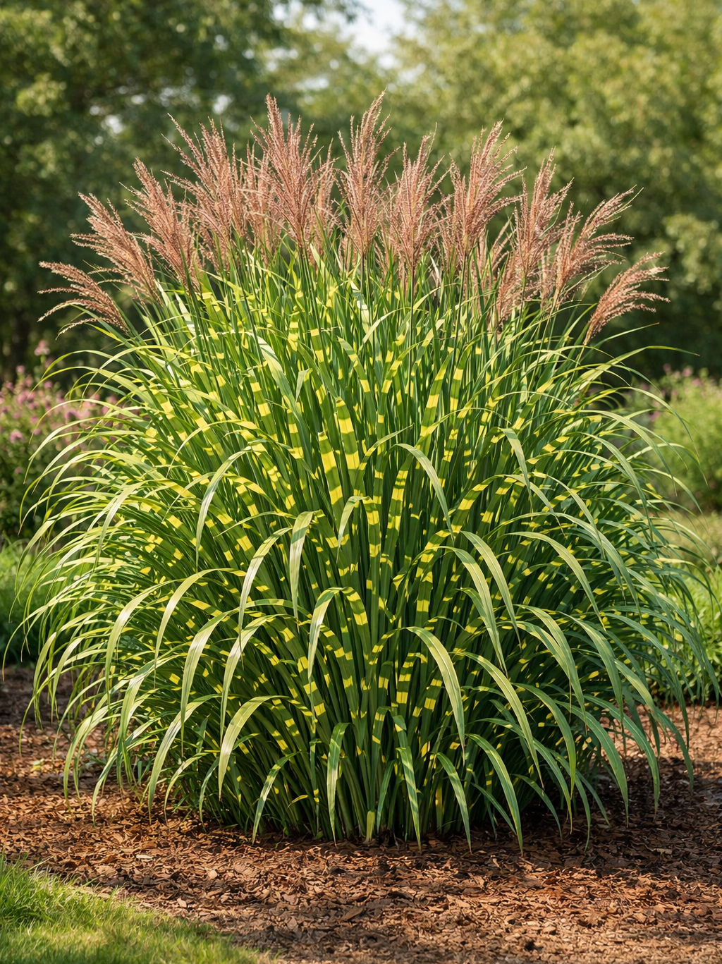 G0055 Grass, Miscanthus Sinensis 'zebrinus' - View 1 from www redcrocus com