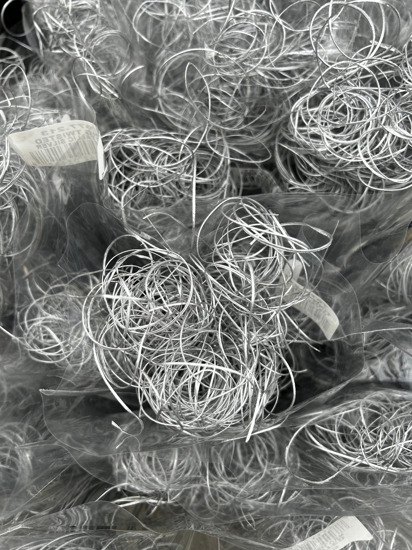 Accents, Curly Ting, Silver Metallic (XMNP699) Each