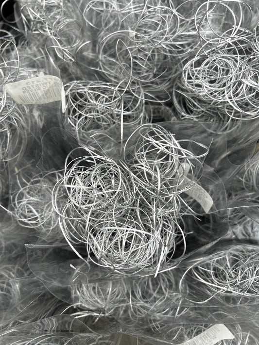 Accents, Curly Ting, Silver Metallic (XMNP699) Each