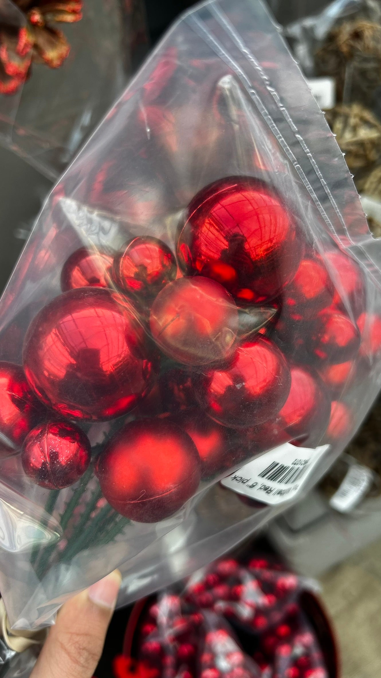 Accents, Berry Spray, Red Each