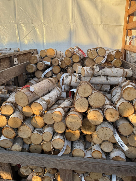Poles, Birch Pole, 2-3" x 6-8' Each