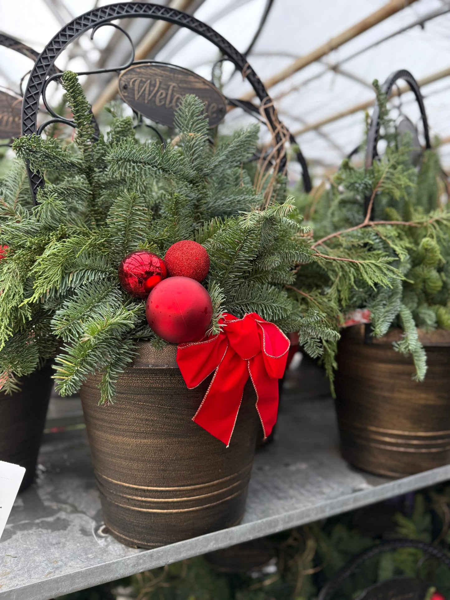 Planter, 15" Welcome Planter (Each)