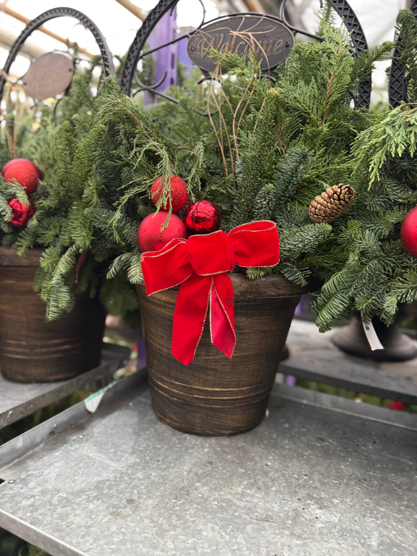 Planter, 15" Welcome Planter (Each)