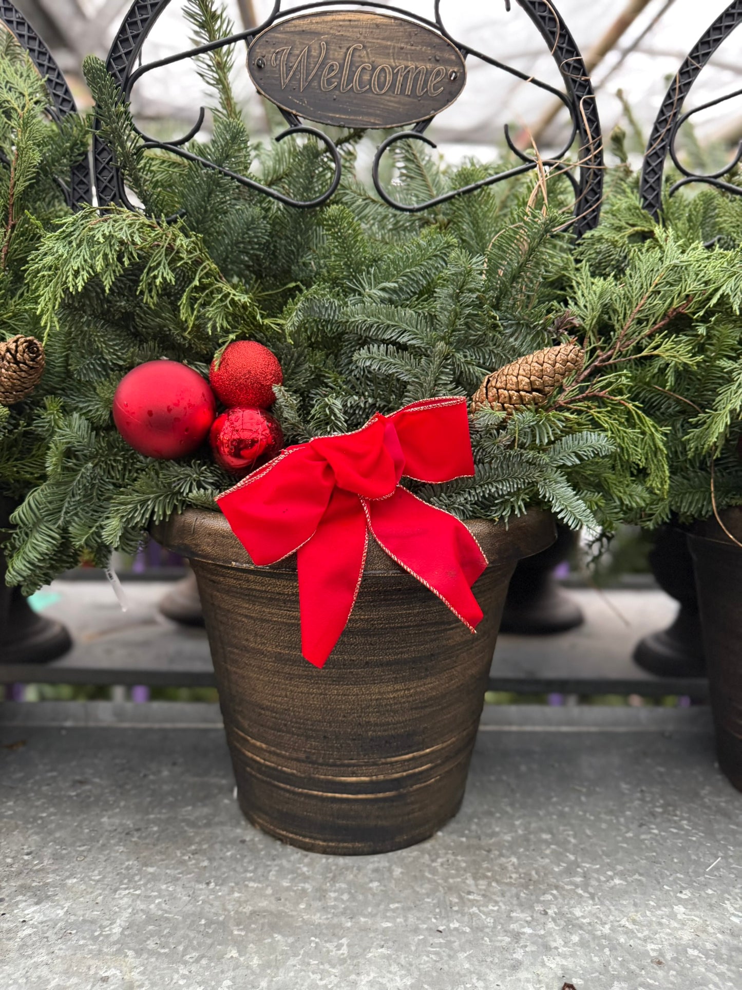 Planter, 15" Welcome Planter (Each)