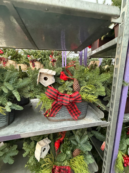 Planter, 14" Oval Farmhouse Galvanized (Each)