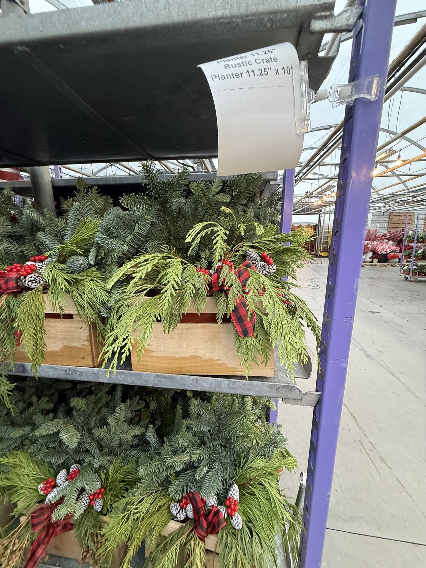 Planter, 11.25" Rustic Crate Planter (Each)