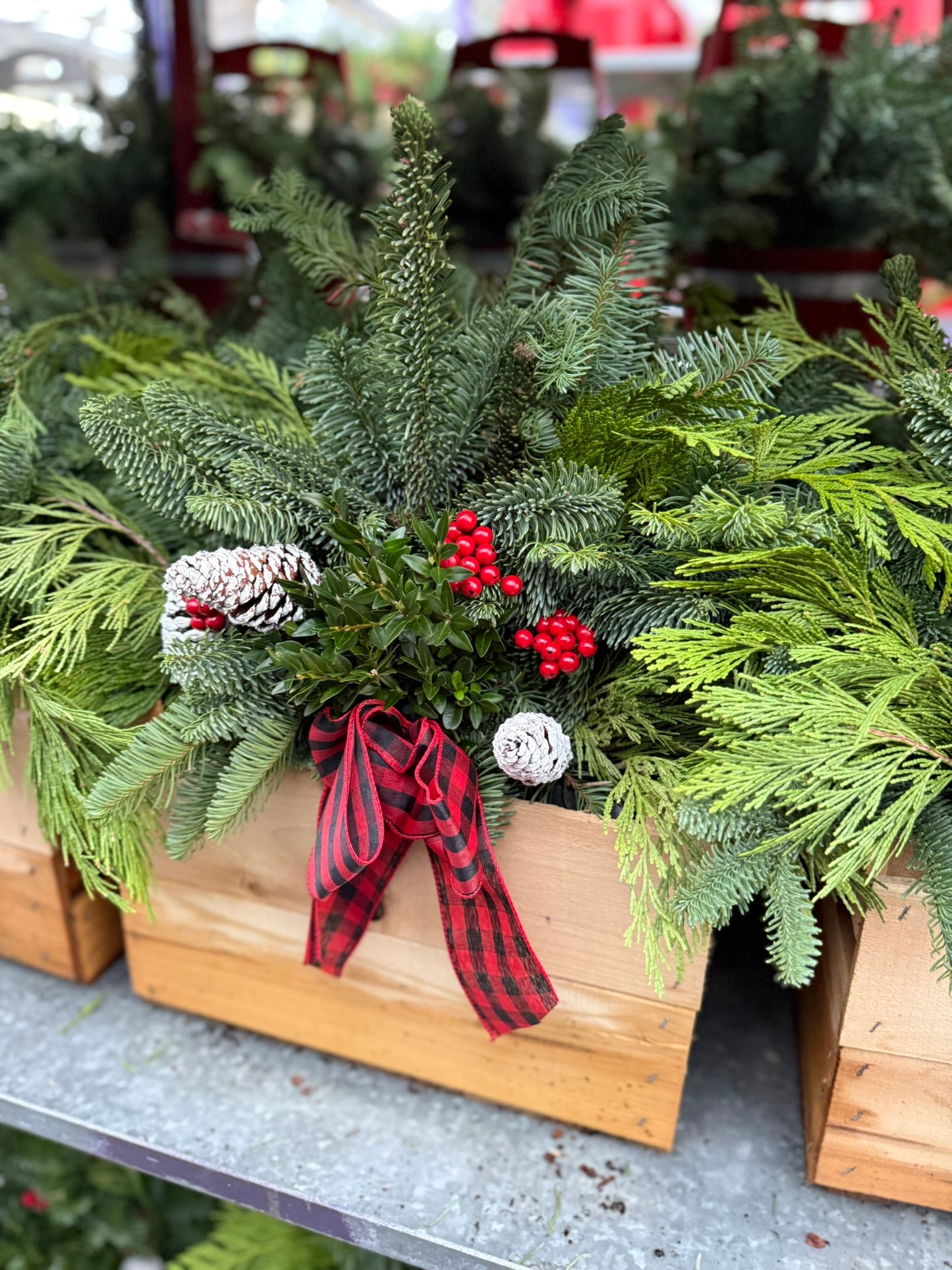 Planter, 14.5" Rustic Crate Planter (Each)