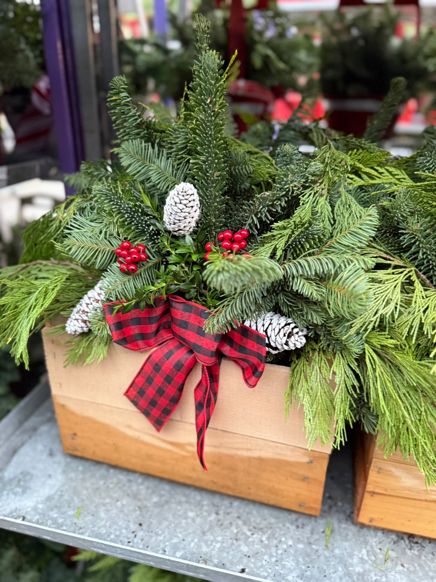 Planter, 14.5" Rustic Crate Planter (Each)