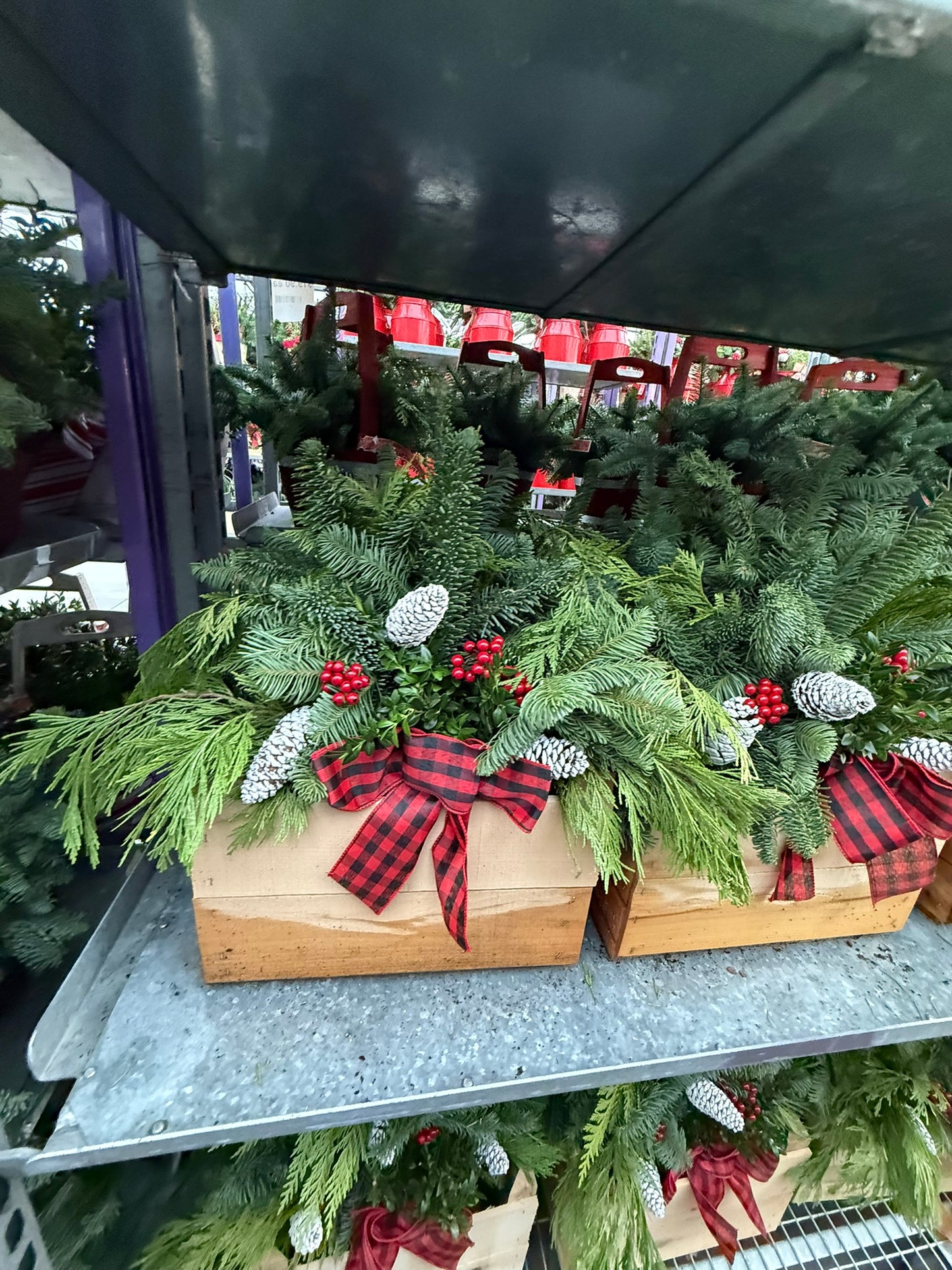 Planter, 14.5" Rustic Crate Planter (Each)