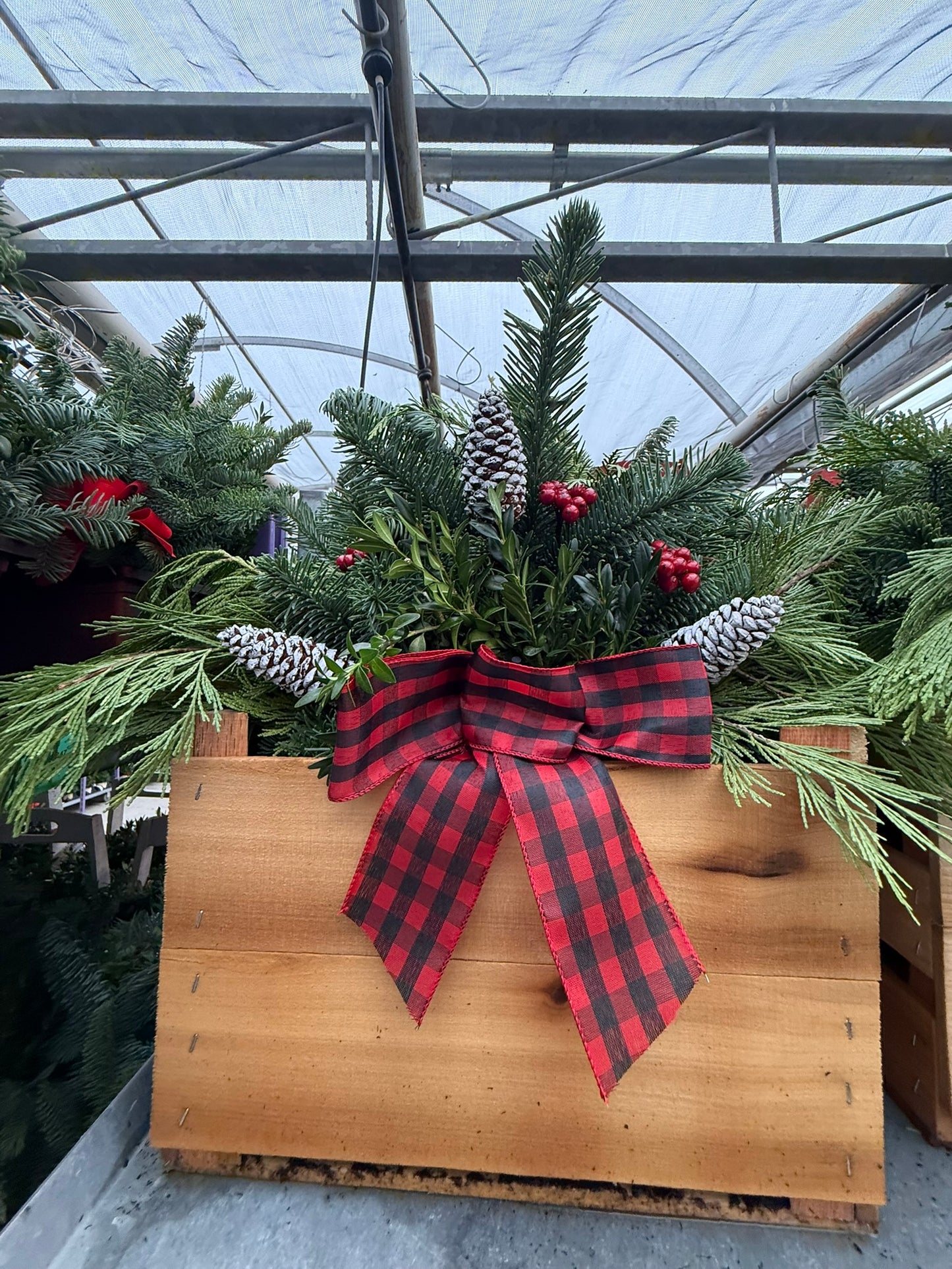 Planter, 14.5" Rustic Crate Planter (Each)