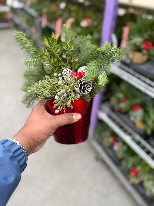 Planter, 4" Mini Pot 4" Pot (Pack of 6)