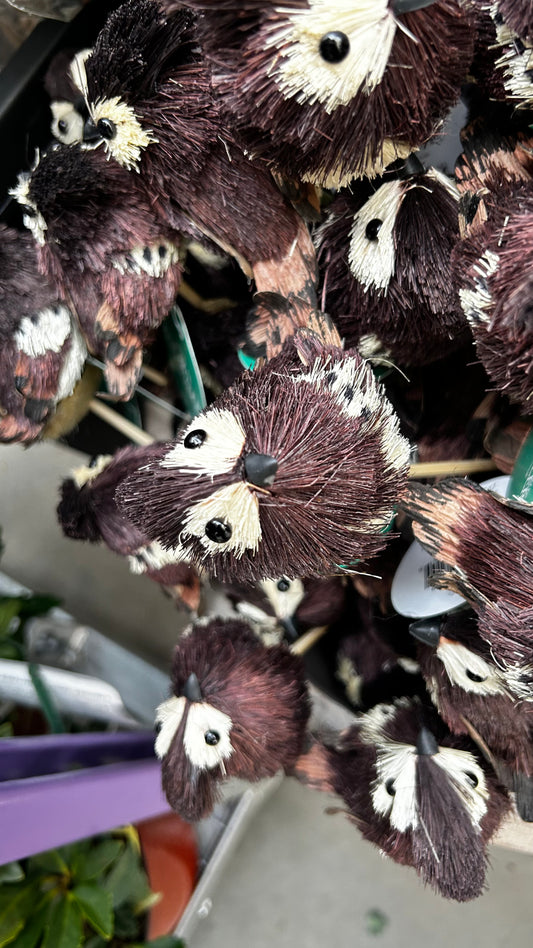 Pick, Sisal Bird, Brown Each