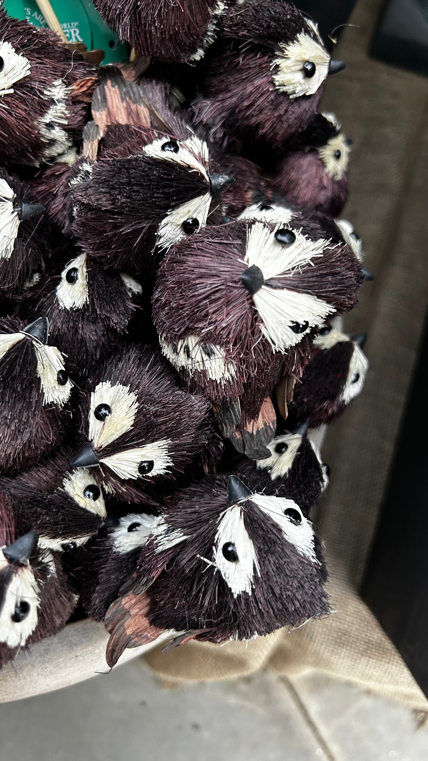 Pick, Sisal Bird, Brown Each