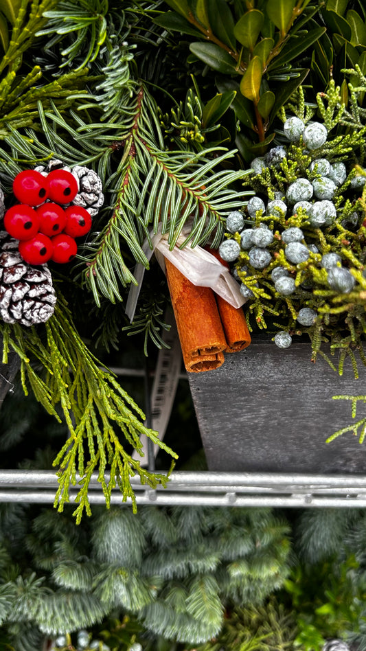 Planter, 4" Wooden Box Planter (Each)