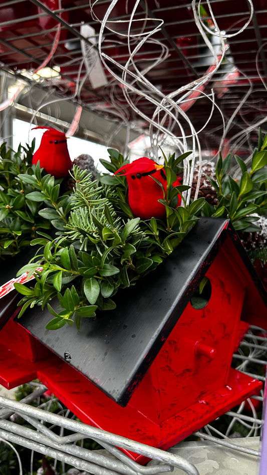 Planter, 6" Birdhouse Each