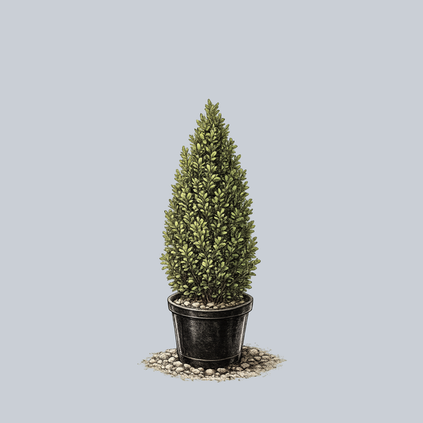 Buxus Sempervirens 'fastigiata' - View 30 from www redcrocus com