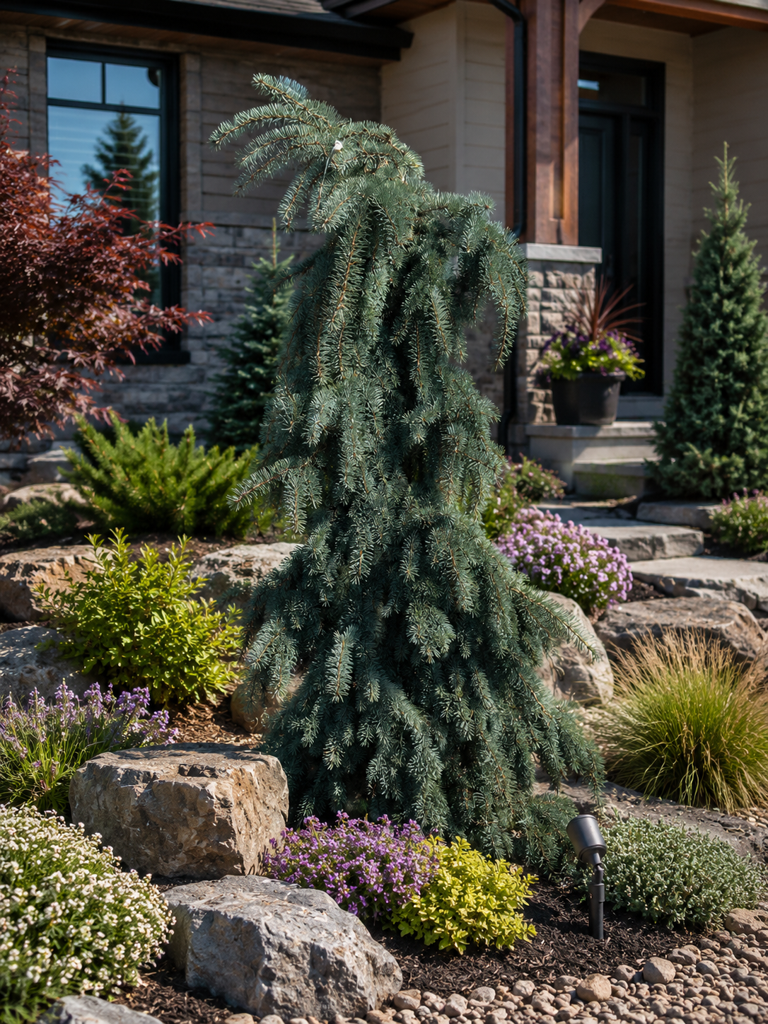 Picea Pungens 'the Blues' - View 37 from www redcrocus com