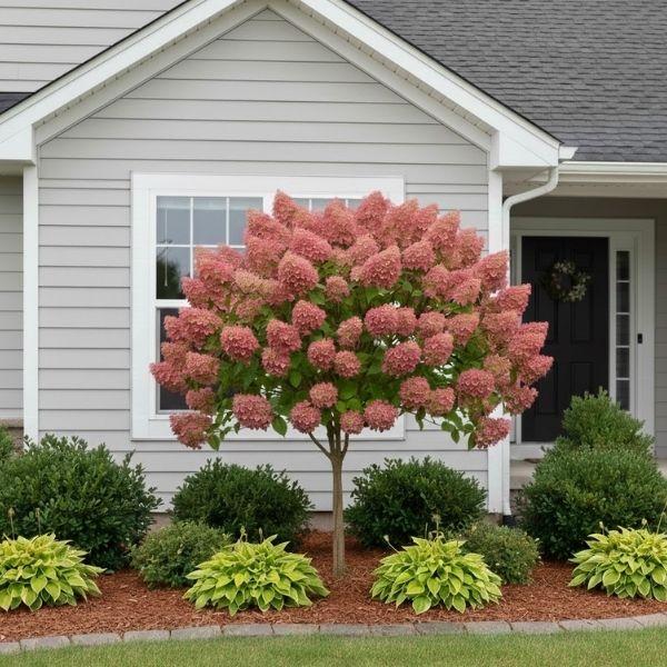 Hydrangea Paniculata 'vanilla Strawberry' Tree Form - View 23 from www redcrocus com