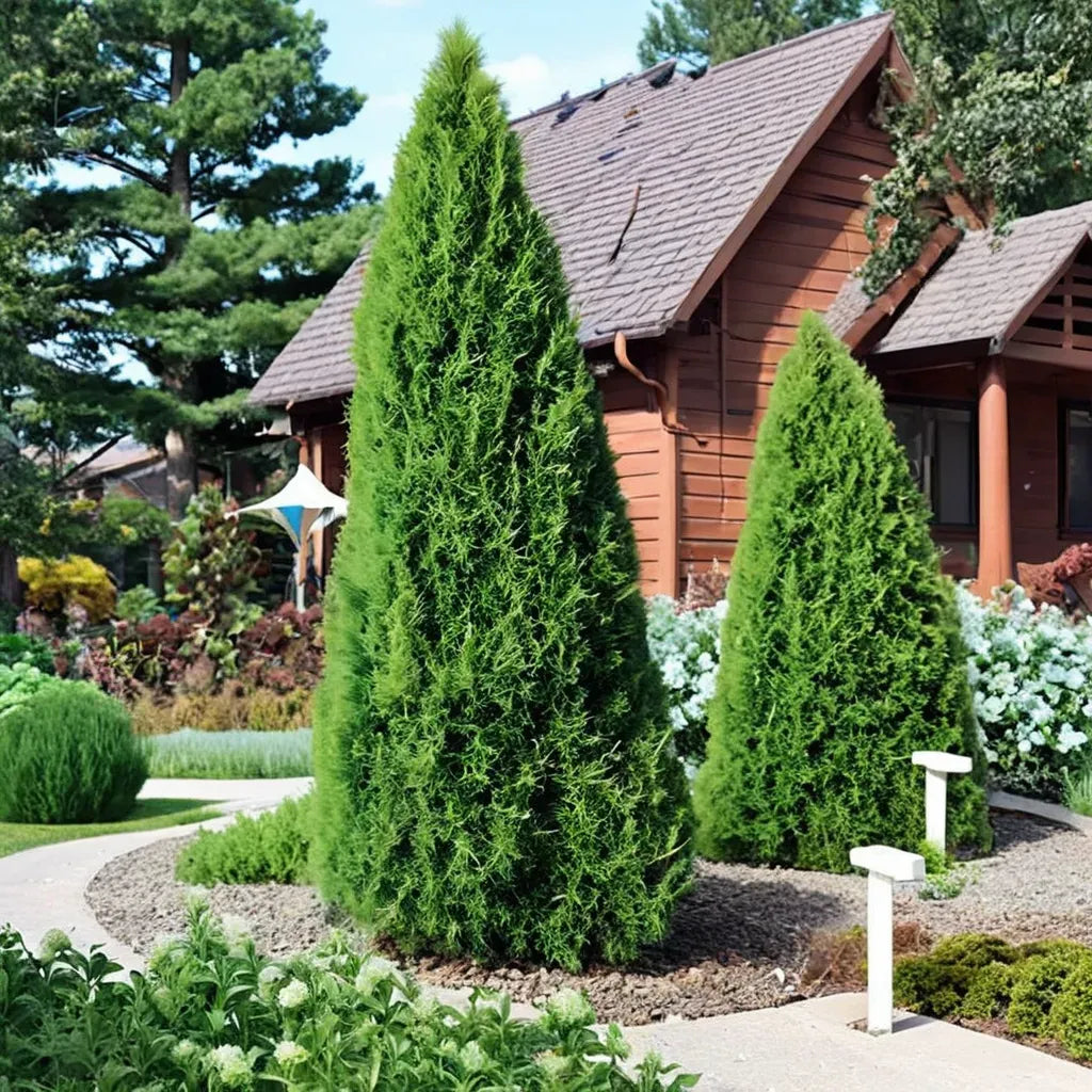 Thuja Plicata 'leprechaun' - View 40 from www redcrocus com
