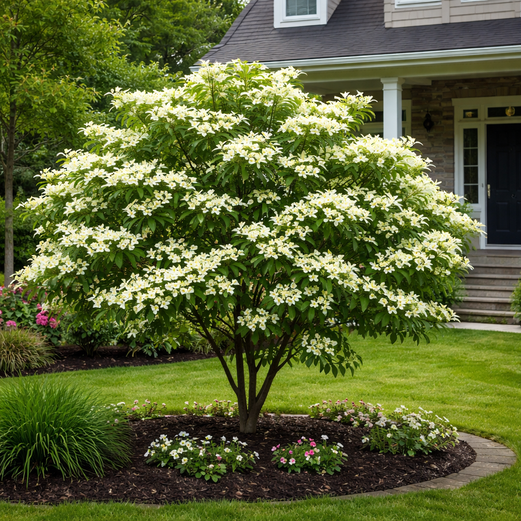 Cornus Kousa 'greensleeves' Single Stem - View 17 from www redcrocus com