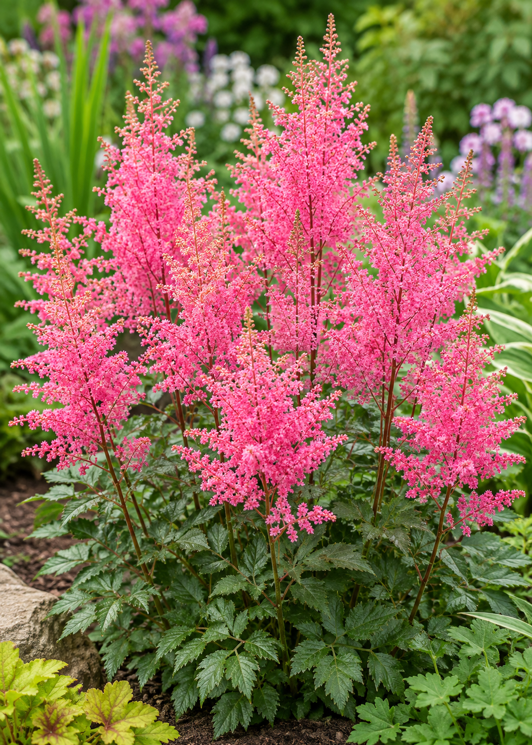 G6181 Astilbe Japonica 'rheinland' - View 24 from www redcrocus com