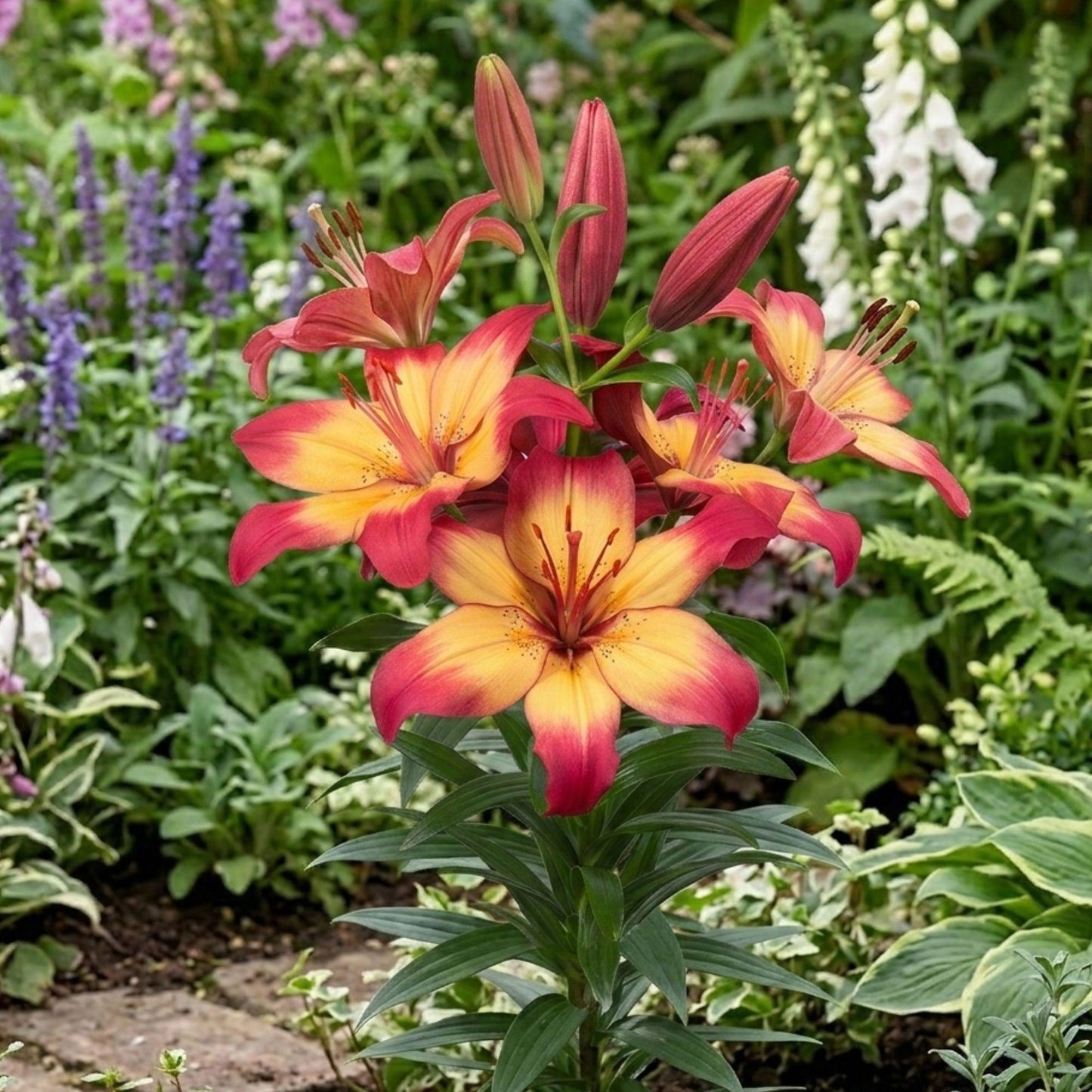 G6664 Lilium Asiaticum 'perfect Joy' - View 28 from www redcrocus com