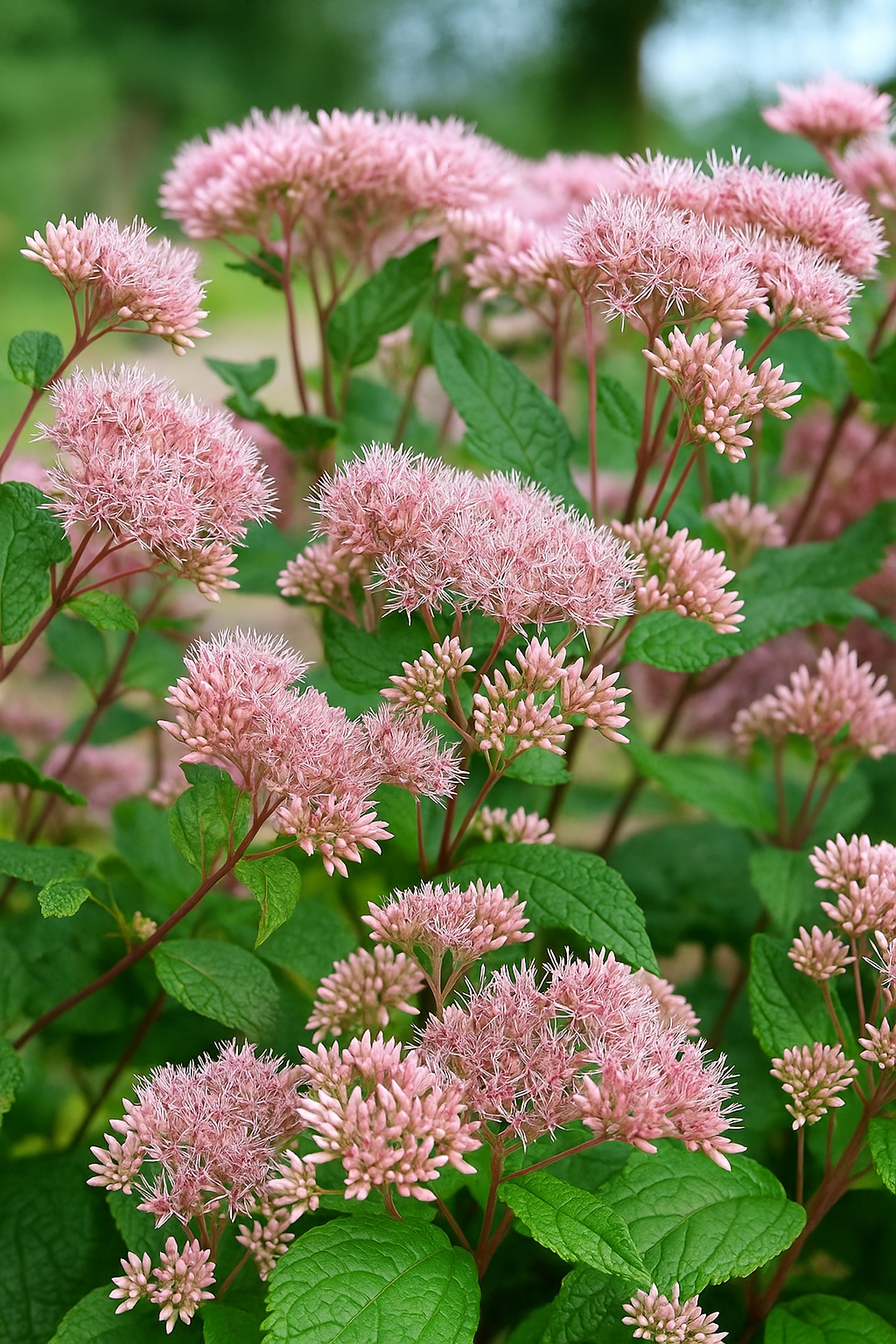 G251 Eupatorium Dubium 'little Joe' - View 22 from www redcrocus com