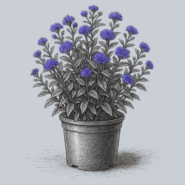 Caryopteris X Clandonensis 'inoveris' Grand Bleu - View 4 from www redcrocus com