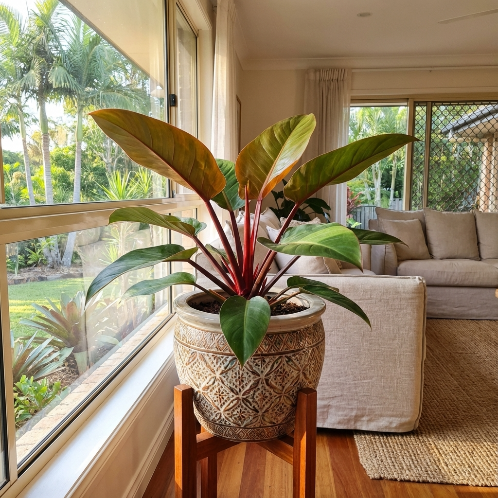 Philodendron 'rojo Congo' - View 38 from www redcrocus com